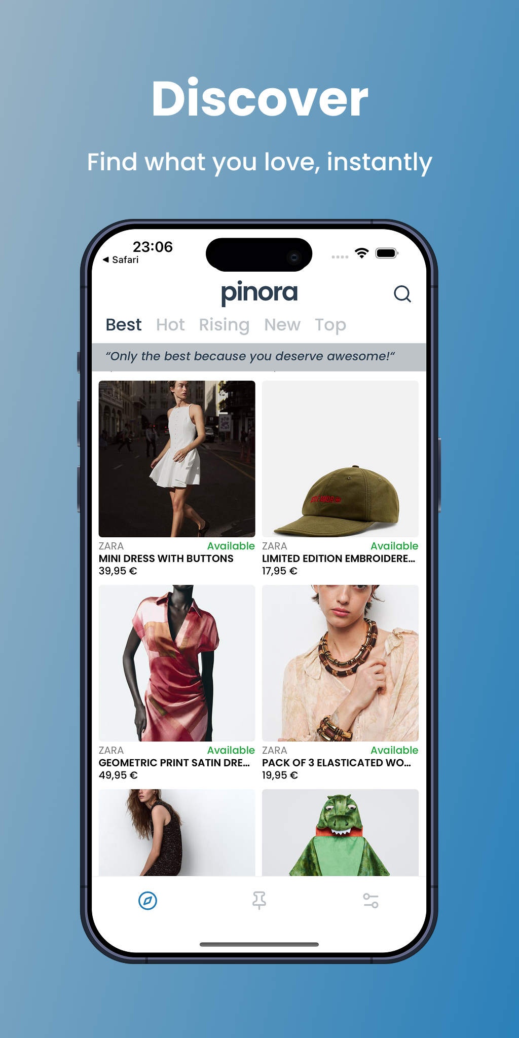 Pinora - Product tracker screenshot 2