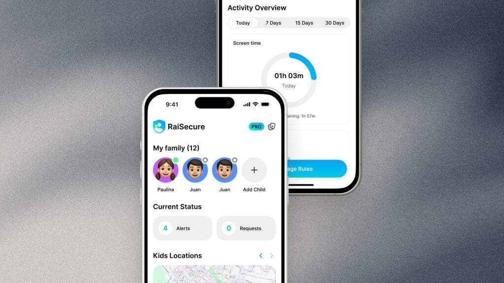 Parent app dashboard